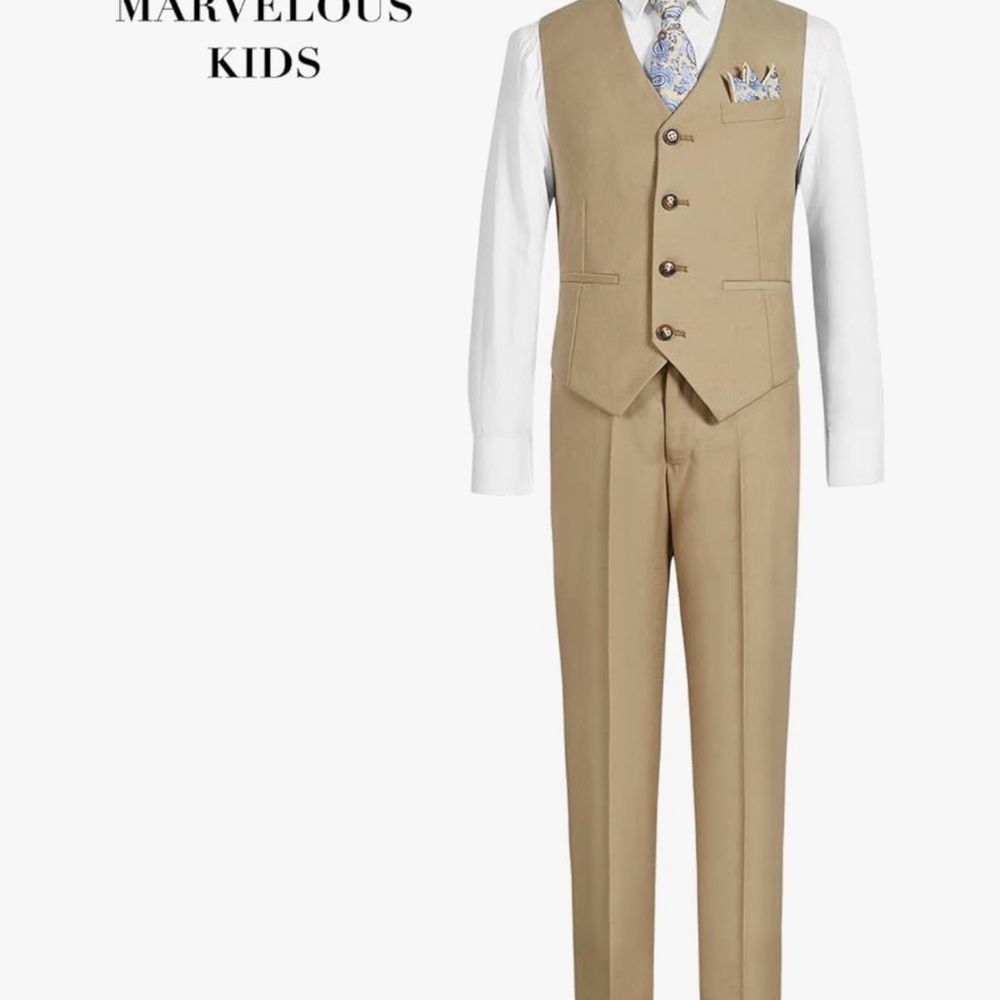 Tan Suit Set